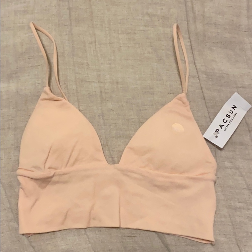 Peachy pink PacSun Bralette